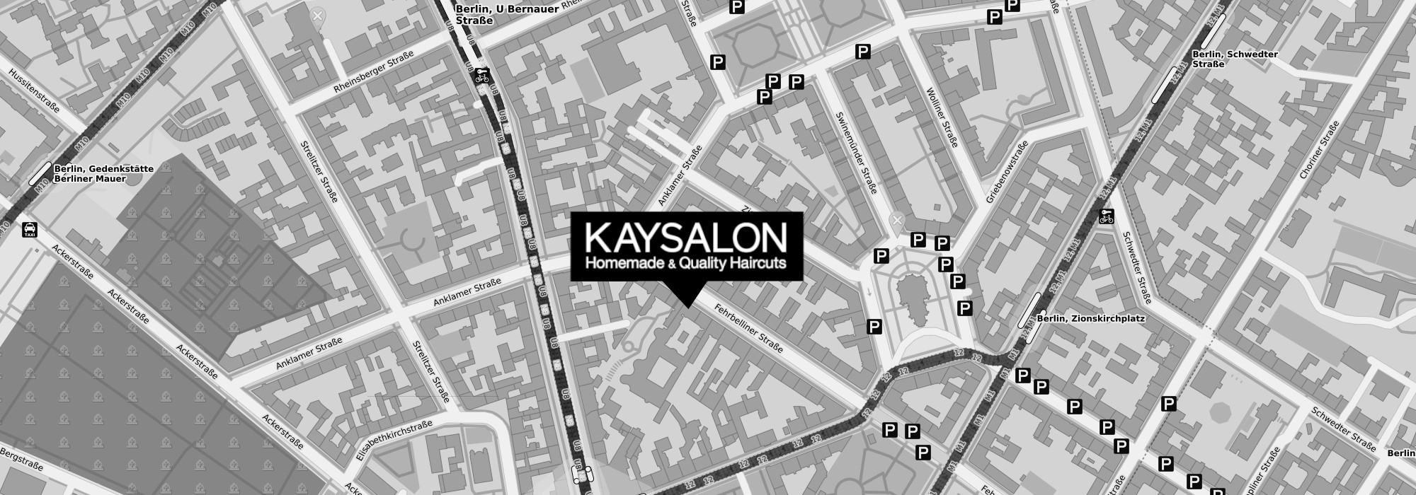 Screenshot Maps Kaysalon Fehrbelliner Straße - Berlin