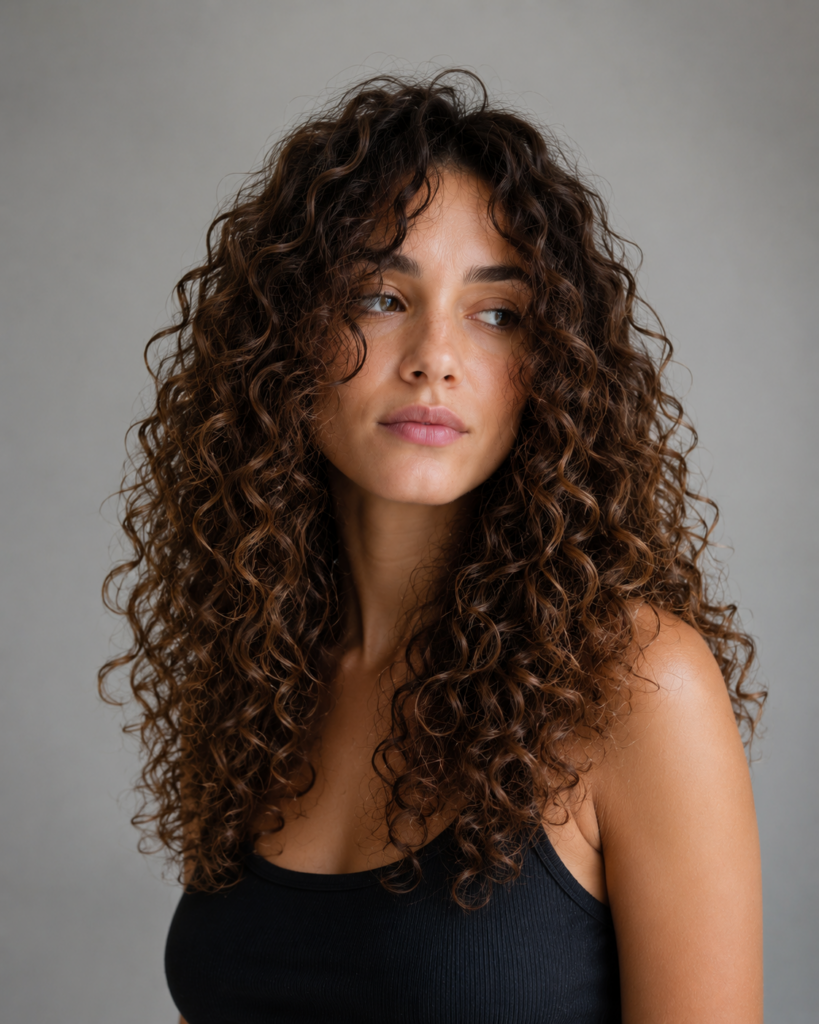 Lange Haare Locken